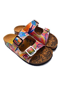 Calceo Klapki ze wzorem ze sklepu Limango Polska w kategorii Klapki damskie - zdjęcie 189090555