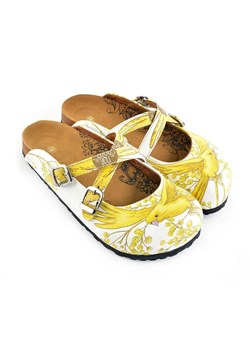 Calceo Chodaki w kolorze biało-żółtym ze sklepu Limango Polska w kategorii Klapki damskie - zdjęcie 189091045