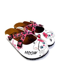 Calceo Chodaki w kolorze białym ze wzorem ze sklepu Limango Polska w kategorii Klapki damskie - zdjęcie 189091067