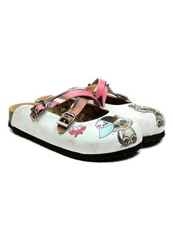 Calceo Chodaki w kolorze kremowym ze wzorem ze sklepu Limango Polska w kategorii Klapki damskie - zdjęcie 189091087