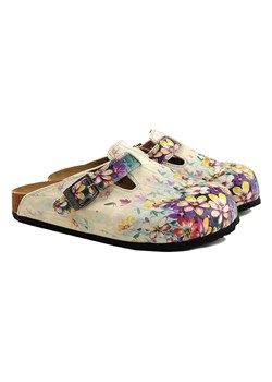 Calceo Chodaki w kolorze beżowym ze wzorem ze sklepu Limango Polska w kategorii Klapki damskie - zdjęcie 189091179