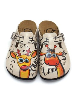 Calceo Chodaki w kolorze beżowo-żółtym ze sklepu Limango Polska w kategorii Klapki damskie - zdjęcie 189091228