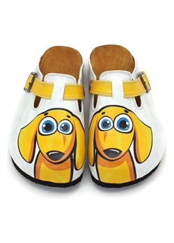 Calceo Chodaki w kolorze biało-żółtym ze sklepu Limango Polska w kategorii Klapki damskie - zdjęcie 189091356