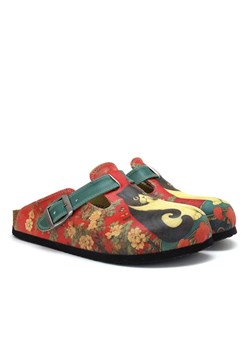 Calceo Chodaki w kolorze czerwonym ze wzorem ze sklepu Limango Polska w kategorii Klapki damskie - zdjęcie 189091366