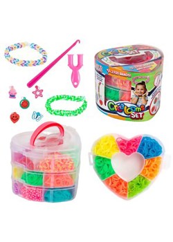 Toi-Toys Zestaw gumek "Heart" do robienia bransoletek - 3+ ze sklepu Limango Polska w kategorii Zabawki - zdjęcie 189092477