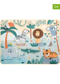 small foot 7-częściowe puzzle "Odgłosy zwierząt safari" - 12 m+ ze sklepu Limango Polska w kategorii Puzzle - zdjęcie 189093446