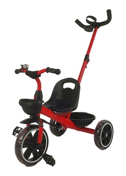 New Sports Rower trójkołowy w kolorze czerwonym z drążkiem do pchania - 18 m+ ze sklepu Limango Polska w kategorii Zabawki - zdjęcie 189093867