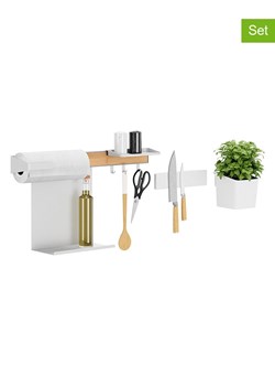 tesa 7-częściowy zestaw w kolorze białym ze sklepu Limango Polska w kategorii Akcesoria i przechowywanie - zdjęcie 189094776