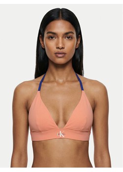 Calvin Klein Swimwear Góra od bikini LV00Q61225 Różowy ze sklepu MODIVO w kategorii Stroje kąpielowe - zdjęcie 189095319