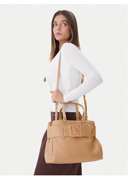 Armani Exchange Torebka XW000285 AF11902 U6149 Beżowy ze sklepu MODIVO w kategorii Kuferki - zdjęcie 189095367
