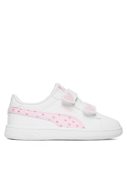 Puma Sneakersy Puma Smash 3.0 Hearty V PS 405638 01 Biały ze sklepu MODIVO w kategorii Buty sportowe dziecięce - zdjęcie 189095438