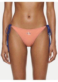 Calvin Klein Swimwear Dół od bikini LV00Q61215 Różowy ze sklepu MODIVO w kategorii Stroje kąpielowe - zdjęcie 189095458