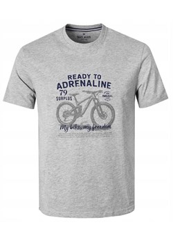 Męska Koszulka (T-Shirt) - Pako Jeans - Popiel, Motyw Rowerowy TSPJNSrenalPPmz ze sklepu JegoSzafa.pl w kategorii T-shirty męskie - zdjęcie 189097839