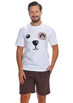 Doctor Nap PMB.7410 piżama męska bawełniana brownie ze sklepu kontri.pl w kategorii Piżamy męskie - zdjęcie 189097925