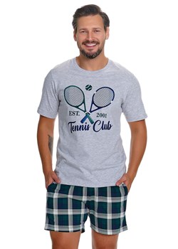 Doctor Nap PMB.7401 piżama męska krótki rękaw i szorty tennis ze sklepu kontri.pl w kategorii Piżamy męskie - zdjęcie 189097959