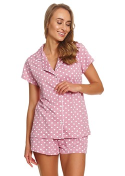 Doctor Nap PM.7458 piżama damska koszulowa z guzikami hearts ze sklepu kontri.pl w kategorii Piżamy damskie - zdjęcie 189097966