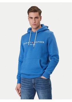 Tommy Hilfiger Bluza Logo MW0MW11599 Niebieski Regular Fit ze sklepu MODIVO w kategorii Bluzy męskie - zdjęcie 189099095