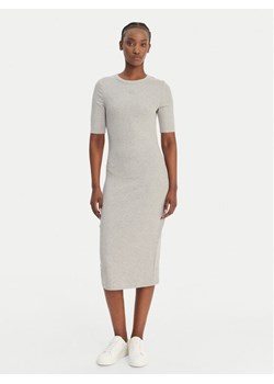 Calvin Klein Jeans Sukienka codzienna LV047D217G Szary Slim Fit ze sklepu MODIVO w kategorii Sukienki - zdjęcie 189099105
