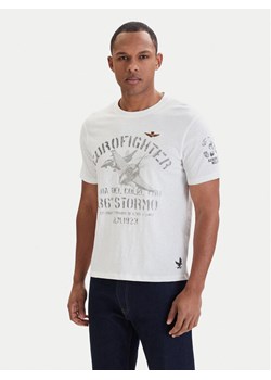 Aeronautica Militare T-Shirt 261TS2525UJ00686 Biały Regular Fit ze sklepu MODIVO w kategorii T-shirty męskie - zdjęcie 189099125