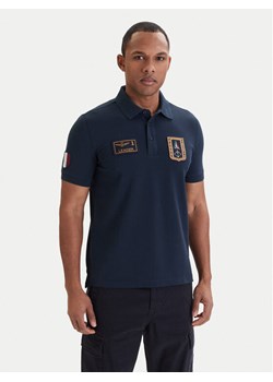 Aeronautica Militare Polo 261PO1927UP00191 Granatowy Regular Fit ze sklepu MODIVO w kategorii T-shirty męskie - zdjęcie 189099129