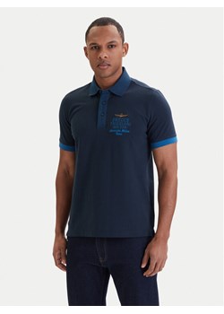Aeronautica Militare Polo 261PO1908UP00191 Granatowy Slim Fit ze sklepu MODIVO w kategorii T-shirty męskie - zdjęcie 189099145