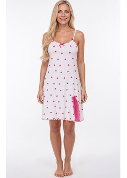 Damska koszula nocna w serduszka SWEETELLE, Kolor biały-wzór, Rozmiar M, Passion ze sklepu Primodo w kategorii Koszule nocne - zdjęcie 189099688