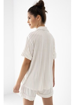 Sensis krótka piżama damska rozpinana Davina, Kolor ecru-beżowy, Rozmiar S, SENSIS ze sklepu Primodo w kategorii Piżamy damskie - zdjęcie 189099695
