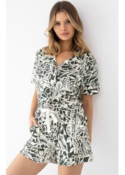 Sensis piżama damska dwuczęściowa rozpinana Kaylee, Kolor khaki-ecru, Rozmiar S, SENSIS ze sklepu Primodo w kategorii Piżamy damskie - zdjęcie 189099705