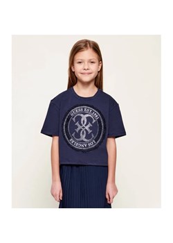 Guess T-shirt | Regular Fit ze sklepu Gomez Fashion Store w kategorii Bluzki dziewczęce - zdjęcie 189100076
