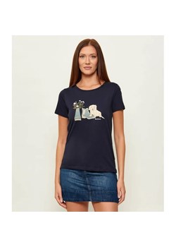 Barbour T-shirt Brambles | Relaxed fit ze sklepu Gomez Fashion Store w kategorii Bluzki damskie - zdjęcie 189100216