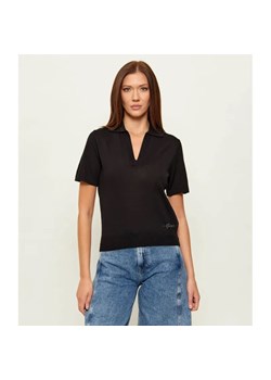 GUESS Wełniane polo STORMI | Regular Fit ze sklepu Gomez Fashion Store w kategorii Swetry damskie - zdjęcie 189100219