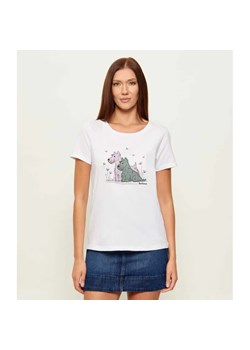 Barbour T-shirt Clover | Classic fit ze sklepu Gomez Fashion Store w kategorii Bluzki damskie - zdjęcie 189100335