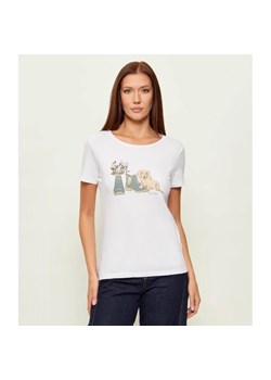 Barbour T-shirt Brambles | Relaxed fit ze sklepu Gomez Fashion Store w kategorii Bluzki damskie - zdjęcie 189100336