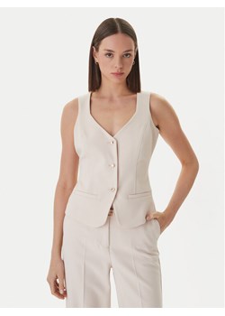 Guess Kamizelka W6GH49 W1895 Beżowy Slim Fit ze sklepu MODIVO w kategorii Kamizelki damskie - zdjęcie 189101776