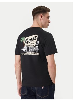 Guess Jeans T-Shirt M6GIC0 K8HM0 Czarny Regular Fit ze sklepu MODIVO w kategorii T-shirty męskie - zdjęcie 189101788