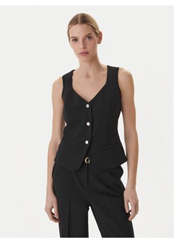 Guess Kamizelka W6GH49 W1895 Czarny Slim Fit ze sklepu MODIVO w kategorii Kamizelki damskie - zdjęcie 189101789