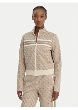 Guess Bluza V6GQ06 K2957 Beżowy Regular Fit ze sklepu MODIVO w kategorii Bluzy damskie - zdjęcie 189101805