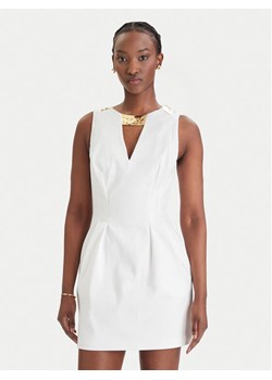 Elisabetta Franchi Sukienka koktajlowa AB-856-61E2-V490 Biały Regular Fit ze sklepu MODIVO w kategorii Sukienki - zdjęcie 189101818