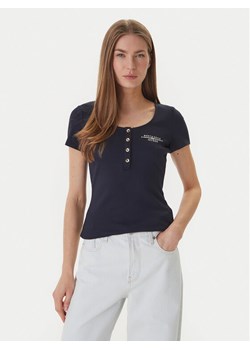 Guess T-Shirt GUESS x NORTH SAILS W6GP01 K2658 Granatowy Regular Fit ze sklepu MODIVO w kategorii Bluzki damskie - zdjęcie 189101826