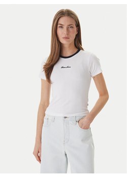 Guess Jeans T-Shirt W6GPA9 KF641 Biały Slim Fit ze sklepu MODIVO w kategorii Bluzki damskie - zdjęcie 189101828