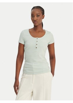 Guess T-Shirt GUESS x NORTH SAILS W6GP01 K2658 Zielony Regular Fit ze sklepu MODIVO w kategorii Bluzki damskie - zdjęcie 189101856