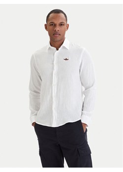 Aeronautica Militare Koszula 261CA1321UCT03089 Biały Regular Fit ze sklepu MODIVO w kategorii Koszule męskie - zdjęcie 189101859