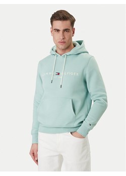 Tommy Hilfiger Bluza Logo MW0MW11599 Zielony Regular Fit ze sklepu MODIVO w kategorii Bluzy męskie - zdjęcie 189101865