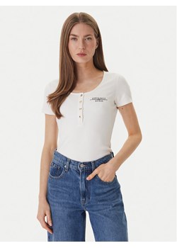 Guess T-Shirt GUESS x NORTH SAILS W6GP01 K2658 Écru Regular Fit ze sklepu MODIVO w kategorii Bluzki damskie - zdjęcie 189101885