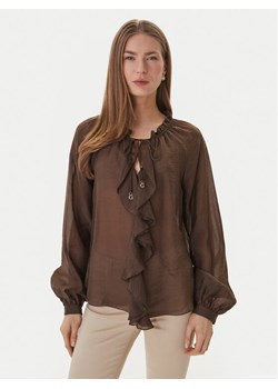 Guess Bluzka W6GH28 W1844 Brązowy Regular Fit ze sklepu MODIVO w kategorii Bluzki damskie - zdjęcie 189101905