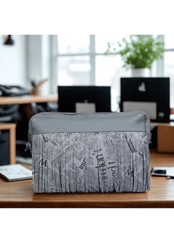 -popielata torebka damska skórzana  na ramię Reni ze sklepu Słoń Torbalski w kategorii Listonoszki - zdjęcie 189102829