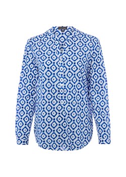 Franco Callegari Bluzka damska Kobiety Bawełna indygo wzorzysty ze sklepu vangraaf w kategorii Bluzki damskie - zdjęcie 189102857