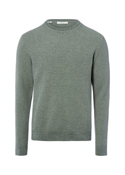 Selected Męski sweter z dzianiny - SLHRoss Mężczyźni Bawełna trzcinowy marmurkowy ze sklepu vangraaf w kategorii Swetry męskie - zdjęcie 189102865