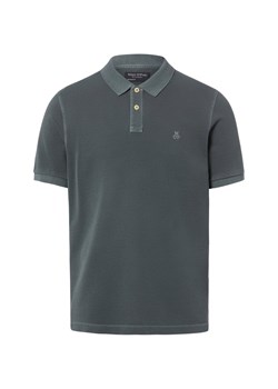 Marc O'Polo Męska koszulka polo Mężczyźni Bawełna (100%) antracytowy jednolity ze sklepu vangraaf w kategorii T-shirty męskie - zdjęcie 189102878