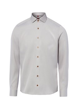 Finshley & Harding Męska koszula biznesowa - non-iron Mężczyźni Slim Fit Bawełna (100%) melanżowy jednolity ze sklepu vangraaf w kategorii Koszule męskie - zdjęcie 189102896